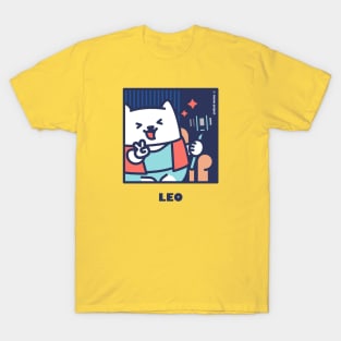 Quarantine Cat Zodiac Signs: Leo cat T-Shirt